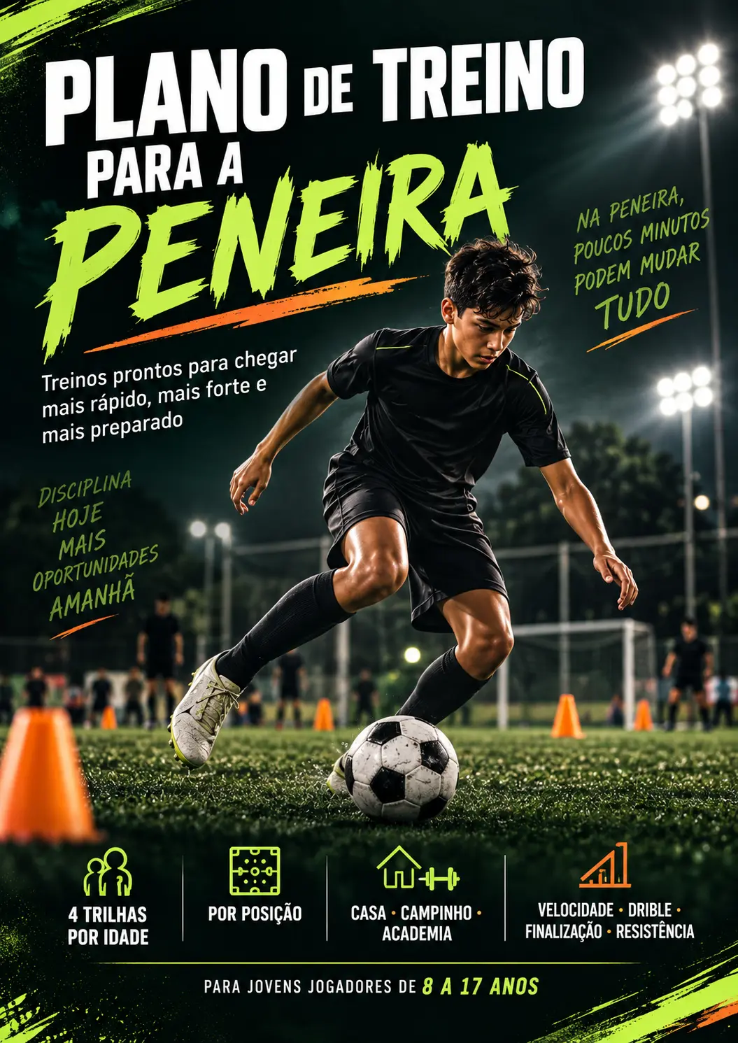 Capa do Plano de Treino para a Peneira